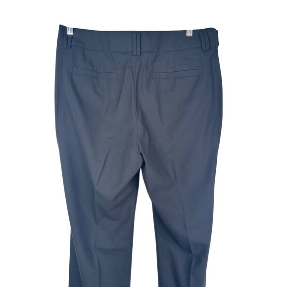 Banana Republic Size 12 Jackson Fit Stretch Black Trousers Wool Blend - Picture 7 of 13